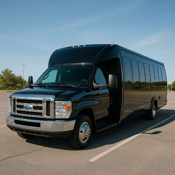New Braunfels Shuttle Bus Rentals 18 Passenger Shuttle Bus